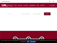Tablet Screenshot of limglobal.com